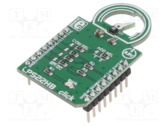 Click board; pressure sensor; I2C,SPI; LPS22HB; 3.3VDC