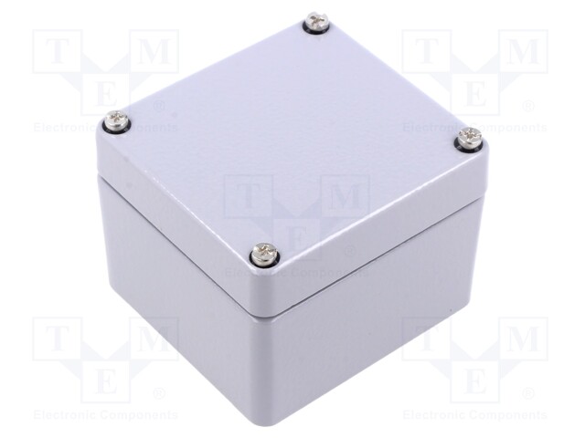 Enclosure: multipurpose; X: 75mm; Y: 80mm; Z: 57mm; AL; aluminium