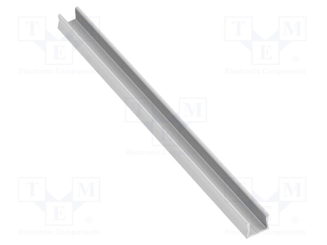 Profiles for LED modules; silver; 1m; GALAX MIKRO; aluminium