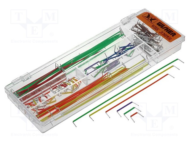 Kit: wires; 22AWG; Features: tinned tips; 140pcs.