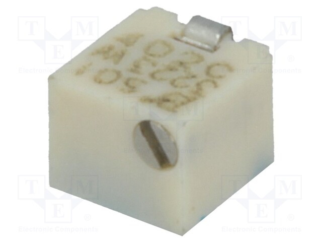 Potentiometer: mounting; multiturn; 500Ω; 125mW; SMD; ±20%; linear