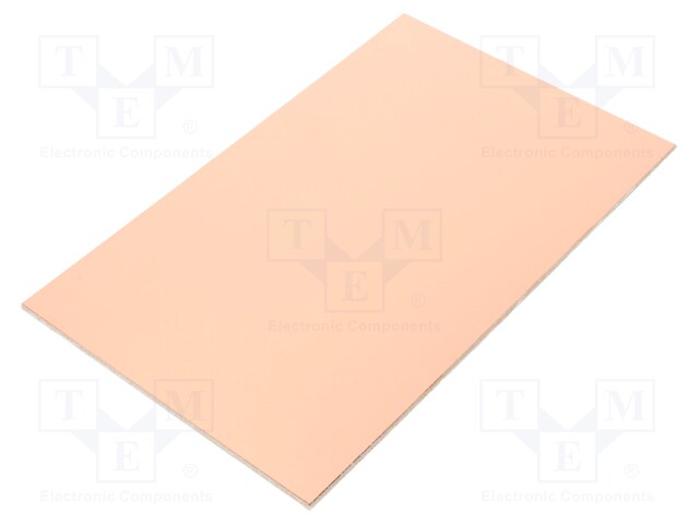 Laminate; FR4; 1.6mm; L: 100mm; W: 160mm; Coating: copper