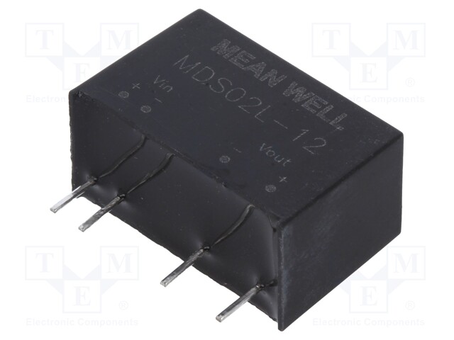 Converter: DC/DC; 2W; Uin: 4.5÷5.5V; 12VDC; Iout: 167mA; SIP7; 4.2g