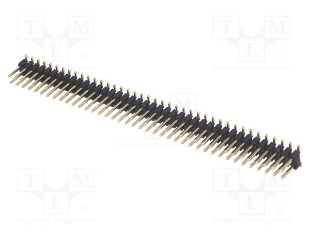 Pin header; pin strips; male; PIN: 80; vertical; 2.54mm; SMT; 2x40