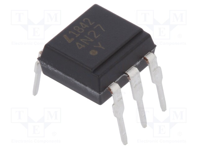 Optocoupler; THT; Channels: 1; Out: transistor; Uinsul: 1.5kV; DIP6