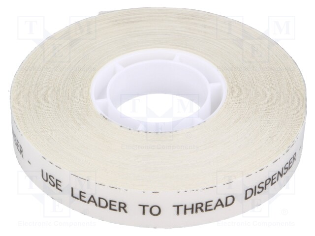 Tape: fixing; W: 12mm; L: 16m; D: 0.13mm; transparent; -30÷80°C