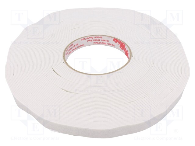 Tape: heat transfer; W: 15mm; L: 20m; D: 1.5mm; 3W/mK; acrylic