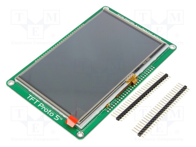 Display; 2x26 pin strips; Features: SSD1963 controller