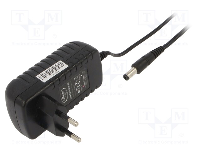 Power supply: switched-mode; volatage source; 9VDC; 1.2A; 13W