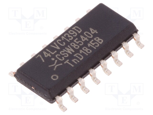 IC: digital; 2-to-4 lines,decoder,demultiplexer; Channels: 2; SMD