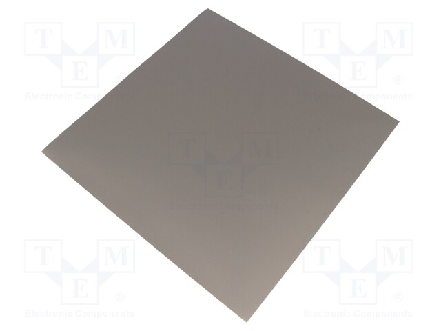 Shielding mat; 240x240x0.3mm; Permeability: 60; self-adhesive