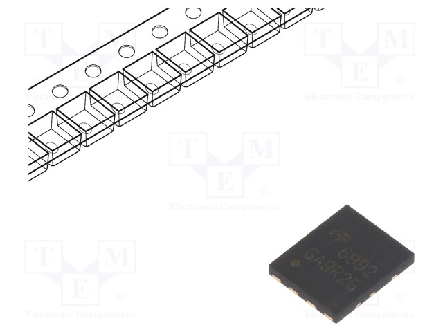 Transistor: N-MOSFET x2; unipolar; 30V; 67/31A; 18/8W; DFN5x6D
