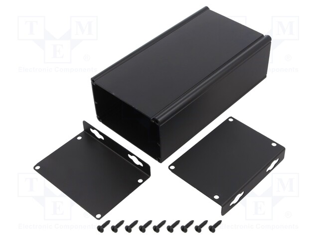 Enclosure: multipurpose; X: 89mm; Y: 160mm; Z: 56mm; 1455ZT; black