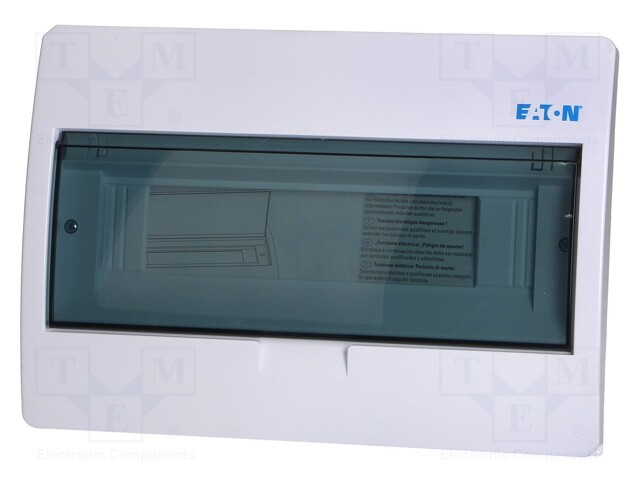 Enclosure: for modular components; IP40; white; No.of mod: 12