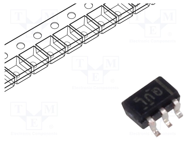 Boost (Step Up) Switching Regulator, Fixed, 700mV-3.3V In, 3.3V And 0.4A Out, SC-70-6