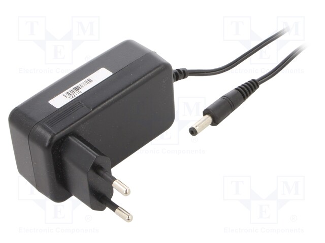 Power supply: switched-mode; constant voltage; 12VDC; 2A; 24W