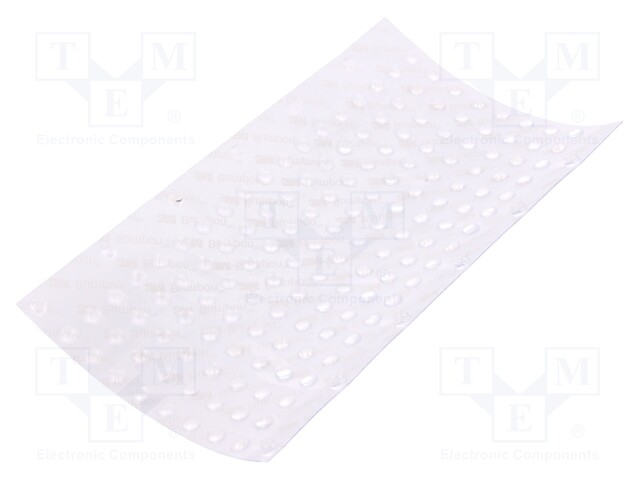 Self-adhesive foot; H: 1.9mm; transparent; polyurethane