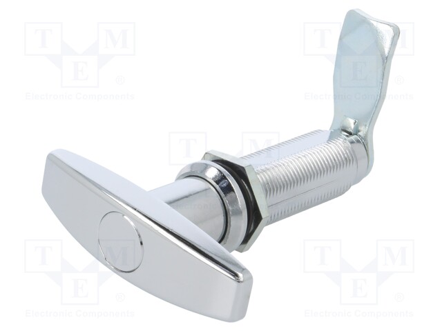 Lock; without cylinder; zinc and aluminium alloy; 60mm; chromium