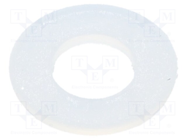 Washer; round; M4; D=9mm; h=0.8mm; polyamide; DIN: 125A; BN: 1074