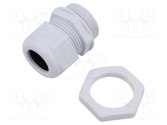 Cable gland; M32; 1.5; IP68; polyamide; light grey