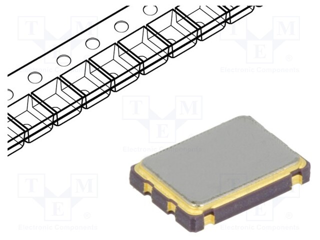 Generator: ceramic; 40MHz; SMD; 3.3V; ±50ppm; -55÷125°C; 5x7x1.7mm