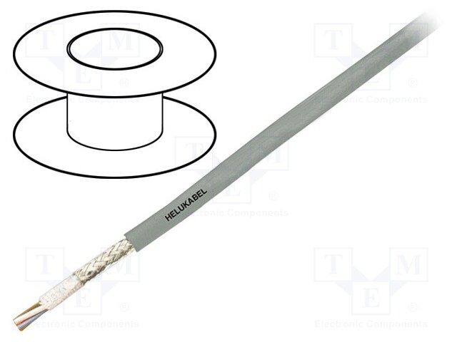 Wire: control cable; SUPERTRONIC®-C-PURO; 7x0,14mm2; PUR; grey