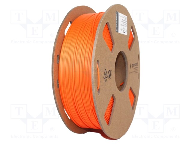 Filament: PLA; 1.75mm; orange; 190÷220°C; 1kg