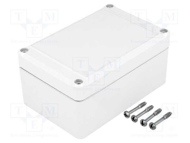 Enclosure: multipurpose; X: 80mm; Y: 120mm; Z: 57mm; EUROMAS II; ABS