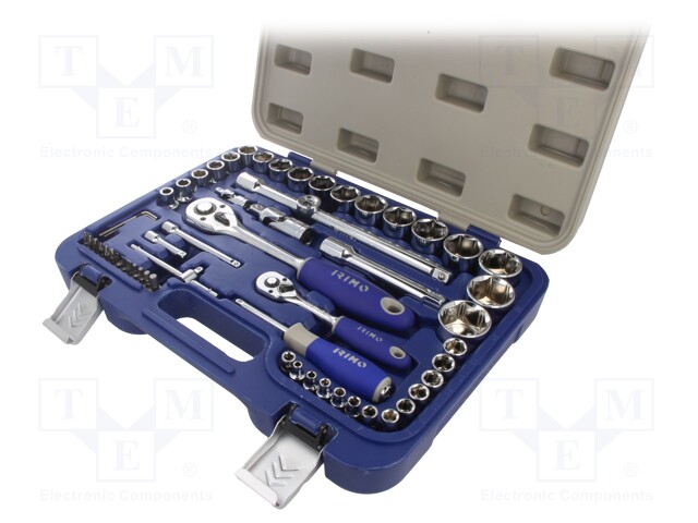 Wrenches set; 6-angles,socket spanner; Mounting: 1/2",1/4"