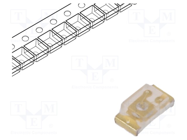 LED; SMD; 0603; green; 112÷285mcd; 1.6x0.8x0.6mm; 120°; 3.5÷4V; 20mA