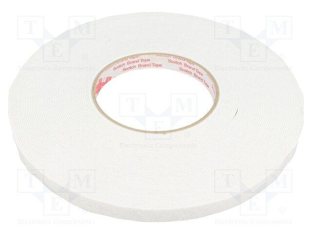 Tape: heat transfer; W: 12mm; L: 20m; D: 1mm; 3W/mK; acrylic; UL94V-0