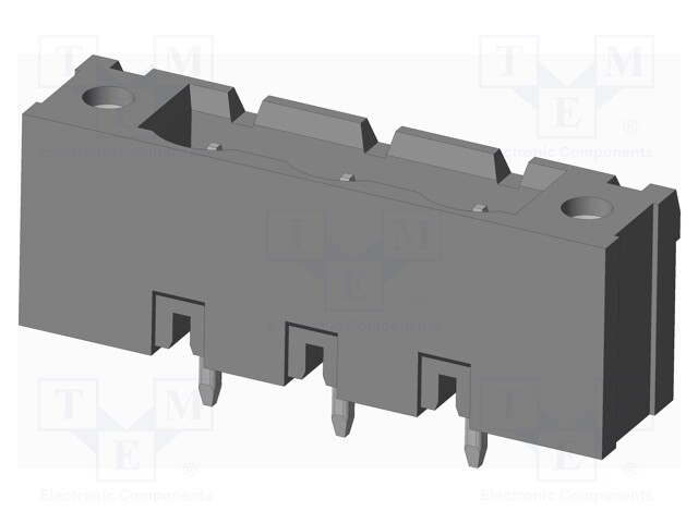 Connector: pluggable terminal block; socket; male; on PCBs