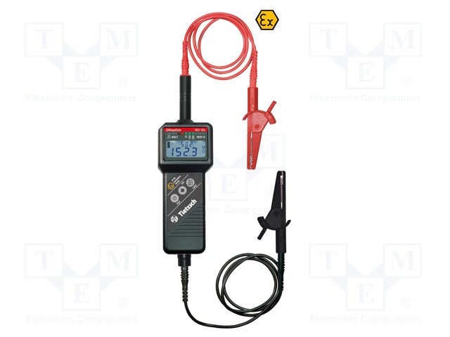 Meter: insulation resistance; LCD; 32V,100V,500V; IP65; 1kΩ÷2GΩ