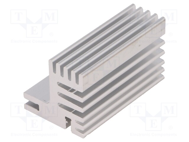 Heatsink: extruded; TO220; natural; L: 50mm; W: 30mm; H: 31mm; 7.8K/W