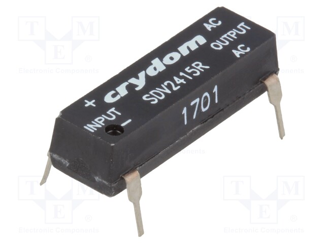 Relay: solid state; Ucntrl: 3.5÷10VDC; 1.5A; 12÷280VAC; 270Ω; THT