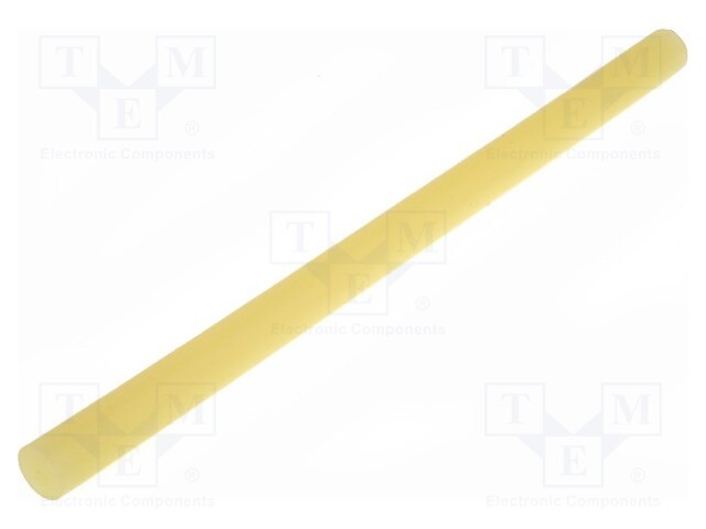 Hot melt glue; Ø: 11mm; yellow transparent; L: 200mm; Bonding: 5÷8s