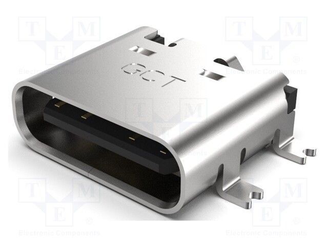 Socket; USB C; SMT