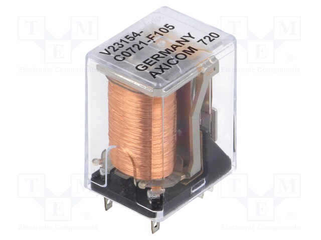 Relay: electromagnetic; DPST-NO; Ucoil: 24VDC; 5A; miniature; 890Ω