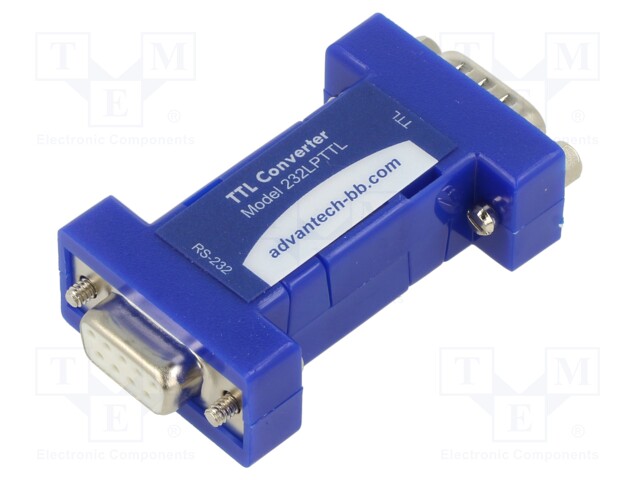 Converter; RS232/TTL; I/O port: 2x RS232; 52.9x33.3x17.4mm