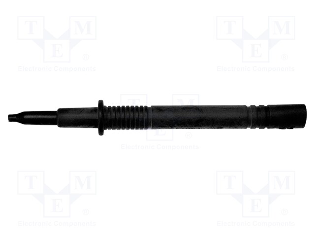 Test probe; 20A; 1kV; black; Conform to: CAT III 1000V; 132mm