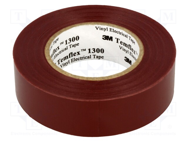 Tape: electrical insulating; W: 19mm; L: 20m; D: 0.13mm; brown; 125%