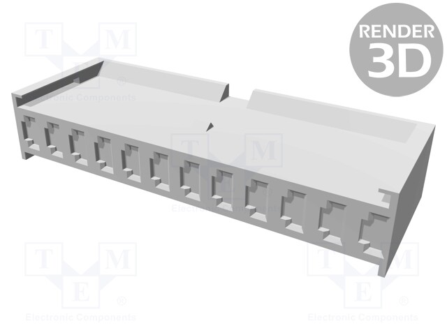 Plug; wire-board; female; AMPMODU MOD I; 3.96mm; PIN: 12; for cable