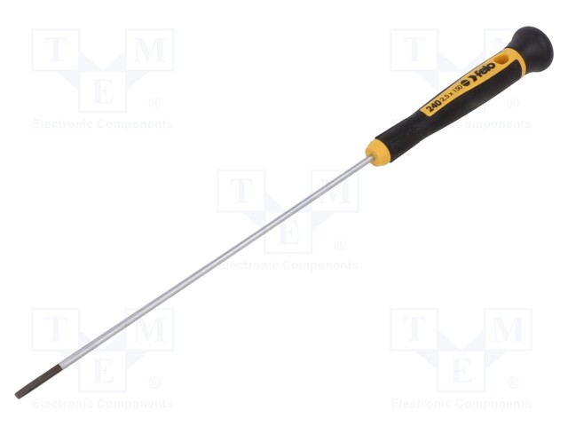 Screwdriver; slot; precision; 2,5x0,4mm