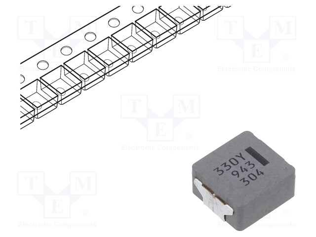 Power Inductor (SMD), AEC-Q200, 32.5 µH, 4.2 A, Shielded, 7.6 A, PCC-M1054M Series