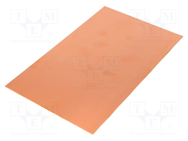 Laminate; FR4; 0.8mm; L: 160mm; W: 100mm; Coating: copper