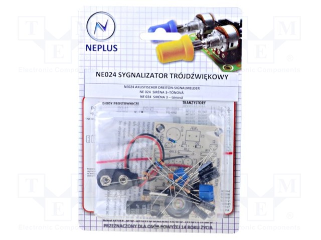 Circuit; acoustic signalling device; 9÷12VDC