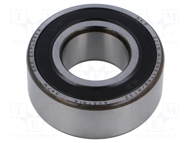 Bearing: double row ball; angular contact; Øint: 25mm; Øout: 52mm