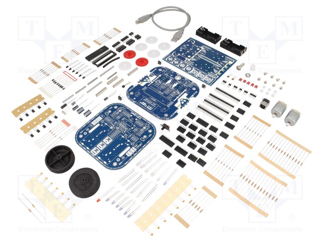 Dev.kit: AVR; uC: ATMEGA16A; Interface: I2C,UART; USB B,pin strips