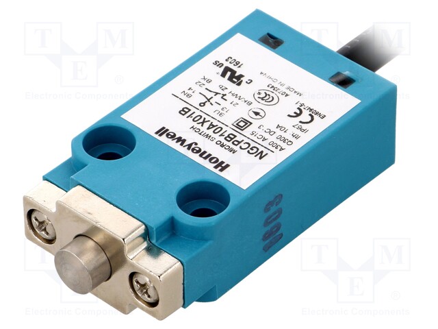 Limit switch; plunger; NO + NC; 10A; max.240VAC; max.250VDC; IP67