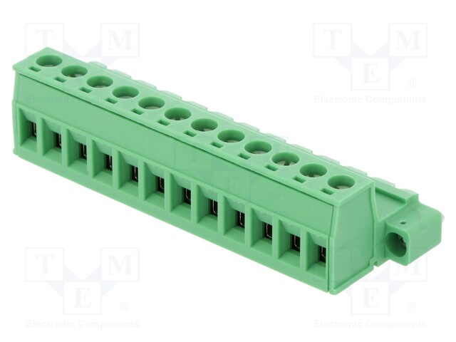 Pluggable terminal block; 5.08mm; ways: 12; straight; plug; male